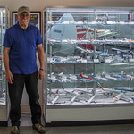 Steve and the beautiful model display 