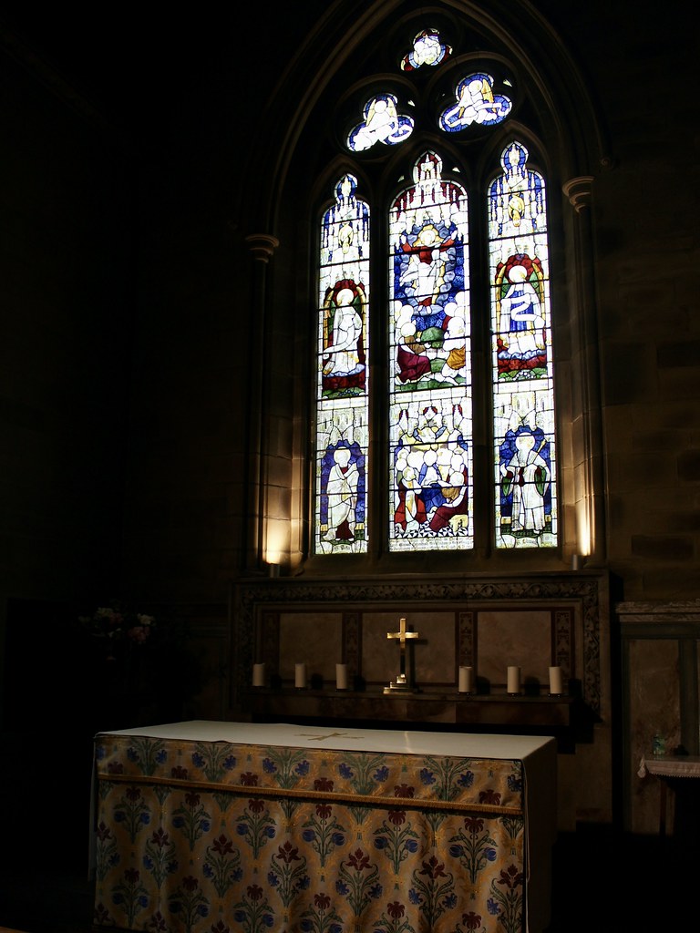 Stained Glass Above the Altar