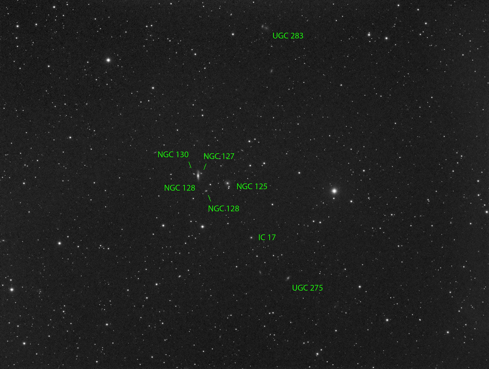 NGC 128 - Luminance