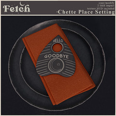 [Fetch] Chette Place Setting @ VIP Gift!