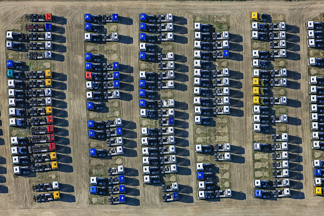 Colorful Truck Fleet