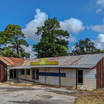 The old Hilltop Grocery store on highway 1 outside of Bastrop 