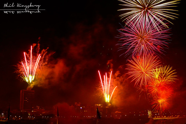 Fireworks, Brisbane, Queensland, Australia