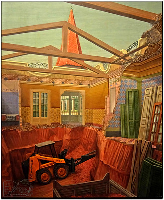 La Casa de la Punxa (Tremp d'ou, 73x60 cm)