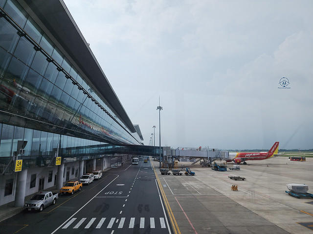 Noi Bai International Airport in Hanoi Vietnam