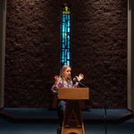 Katie Brown speaks to youth groups at St. Philip Neri Catholic Church, Fort Mill, SC 