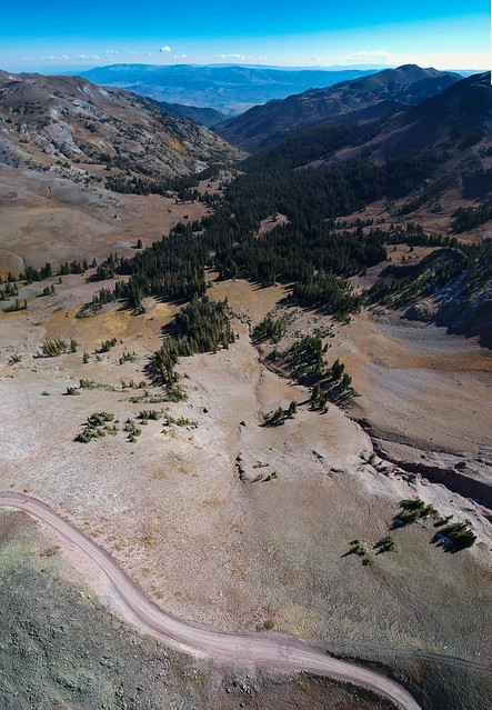 Tushar Mountain Switchbacks from Above #8