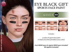 Eye Black Sports Face Paint Gift