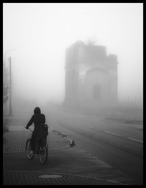 Misty morning.