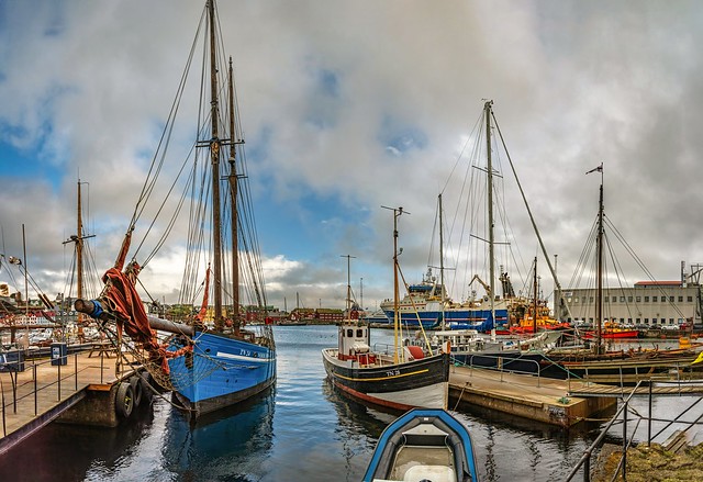 Old ships in Tórshavn, Faroe Island