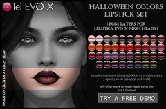 Halloween Colors Lipstick (LeLutka Evo X) for FLF
