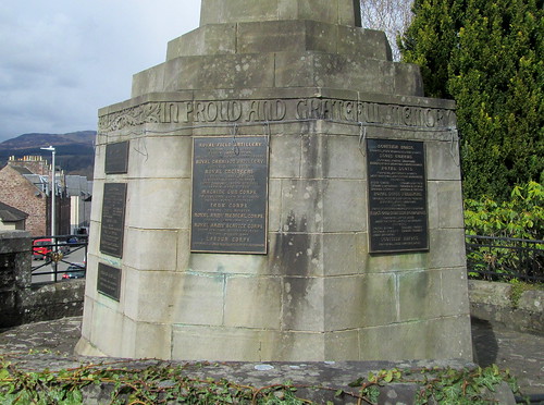Name Plaques, Crieff War Memorial 3