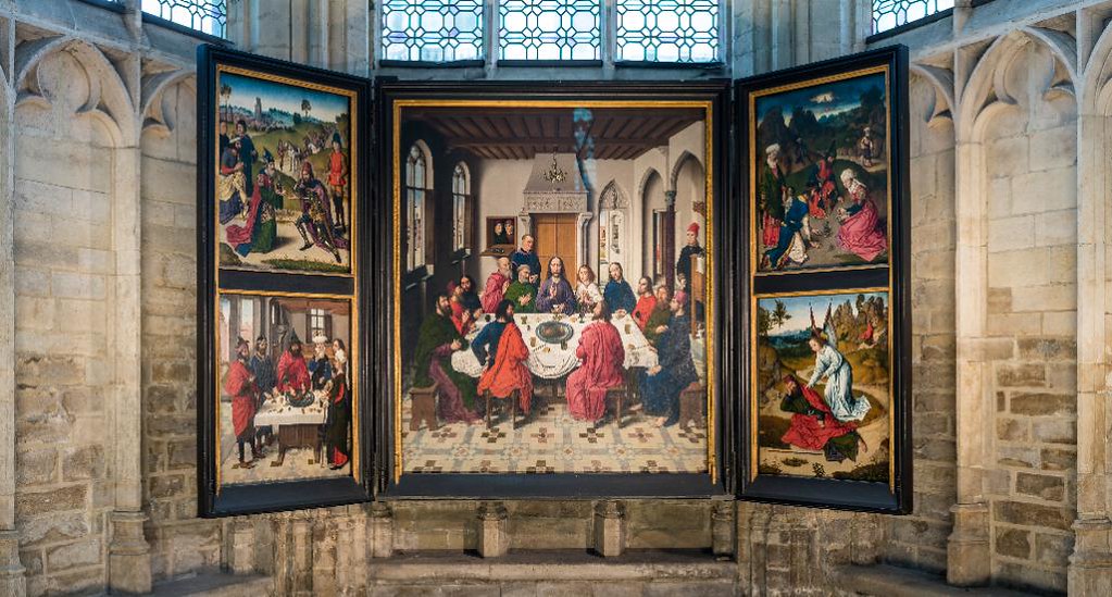 'La última cena' (1468) de Dieric Bouts. © Toerisme Leuven.