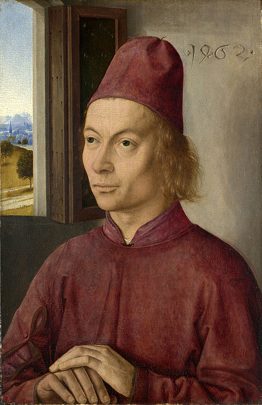 "Retrato de un hombre" (1462) de Dieric Bouts