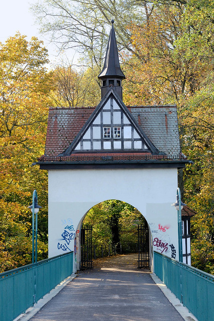 8605 Brücke, Zugang Insel der Jugend  - Fotos vom Bezirk Treptow-Köpenick  in Berlin.
