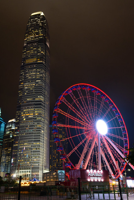 Fantasy Ferris wheel at night - Part 1