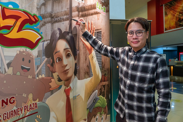 Karya Seni Visual The Muralz Menyinari Festival Filem Animasi Malaysia 2023
