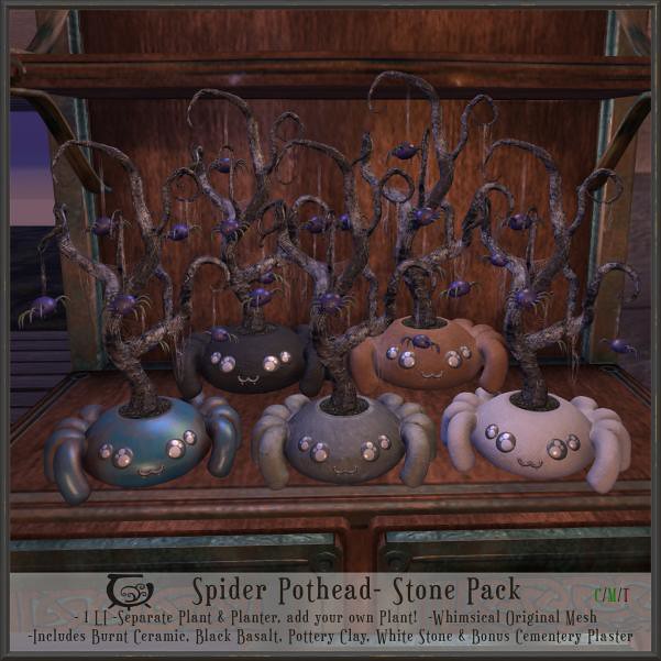 Spider Pothead Stone Pack