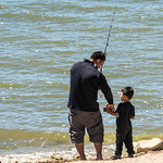 Father and Son - Big Bear Lake, California 