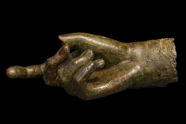 Bronze Hand from Statue of Hadrian