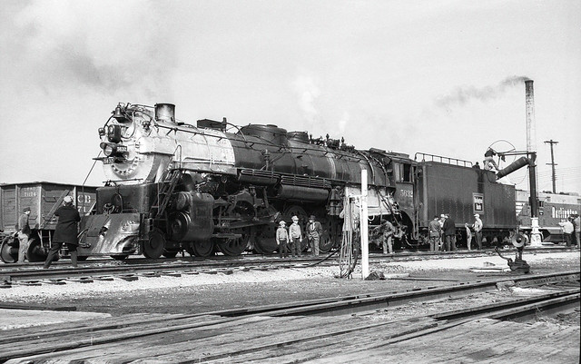 CB&Q 5632 at Galesburg IL, Oct 1964