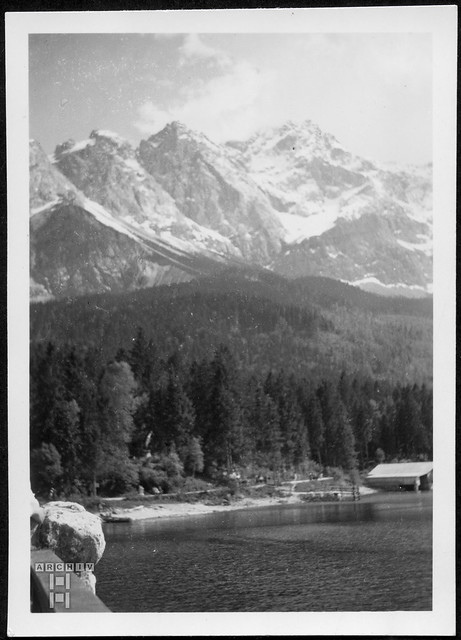 ArchivTappen38(1L)Alb26Z248 Eibsee, Zugspitze, Oberbayern, 1930er