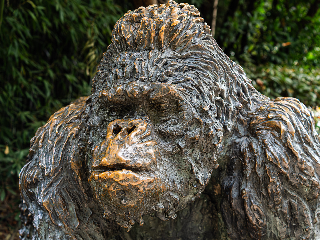 Gorilla Sculpture (Antwerp Zoo) (Olympus OM-1 & OM Systems 40-150mm F4 Pro Zoom Lens)