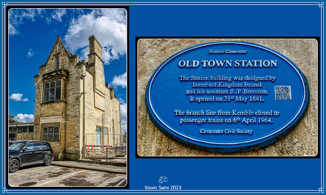 Old Town Station, Sheep Street, Cirencester, Gloucestershire, England UK