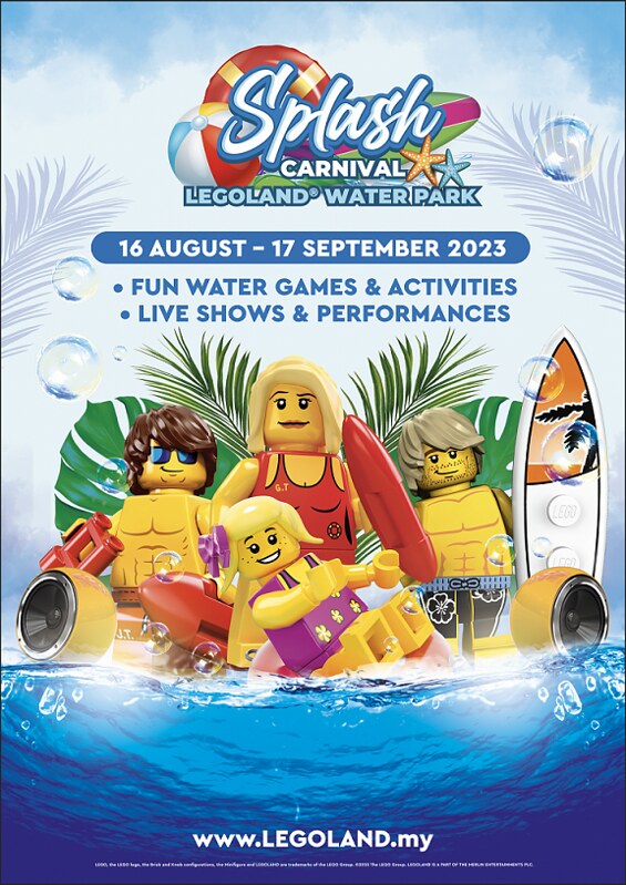 LEGOLAND Malaysia Splash Carnival starts 16th August