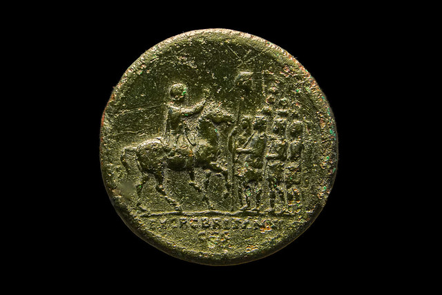 Coin Commemorating Hadrian's Visit to Britain