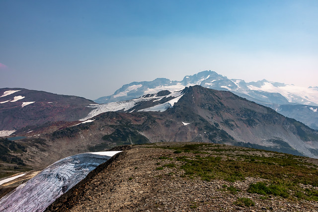 Top of the glacier at Panorama Peak