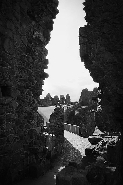 Ireland Sept 2023 - B&W - Dunluce Castle