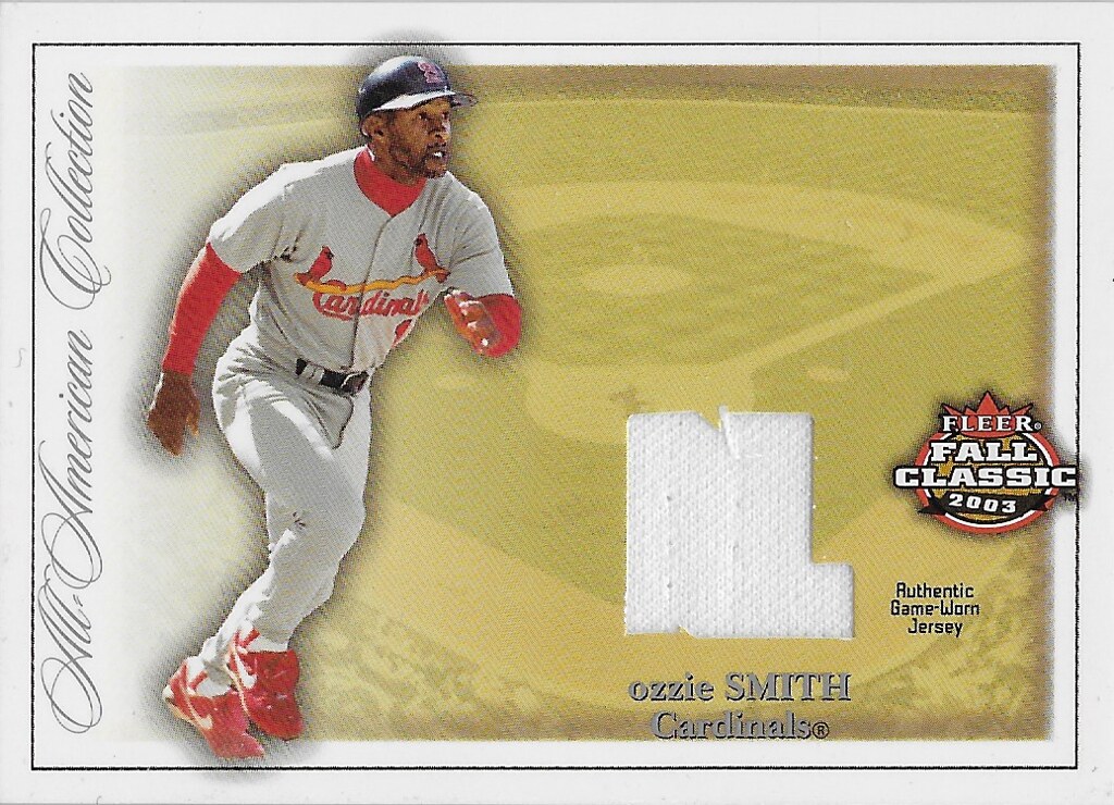 Smith, Ozzie - 2003 Fleer Fall Classic - All-American Collection - Memorabilia #AAG-OS