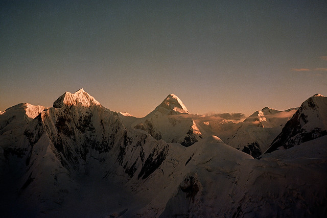 Sunrise on Khan Tengri (7010 m)