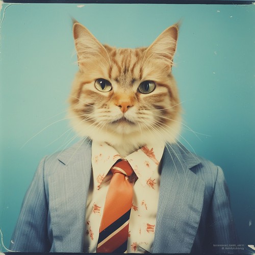 Crazy_Perfume_a_1960s_polaroid_photograph_of_a_cat_meme_0bd39342-faaa-428a-a049-32ca7c85a2e9 | by Arcuballis