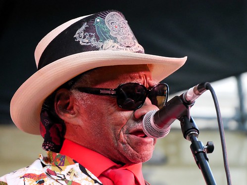 Little Freddie King at Crescent City Blues & BBQ Fest 2023. Photo by Louis Crispino.