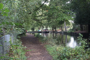 Narrow Boats on the side of the canal - Ash Vale 