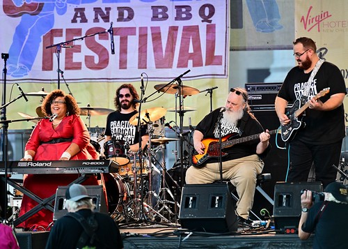 The Lilli Lewis Project at Crescent City Blues & BBQ Fest 2023. Photo by Michael White.