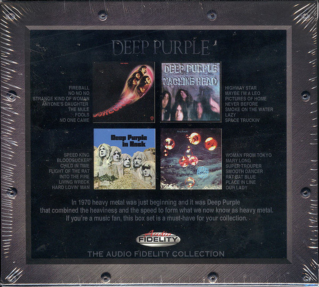Deep collection. Deep Purple the Audio Fidelity collection. Deep Purple Box Set LP. Audio Fidelity 24k Gold. Deep Purple CD Box collection.