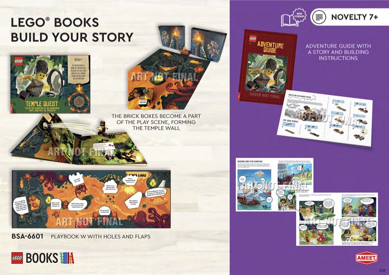 LEGO Books 2024 Preview Concepts