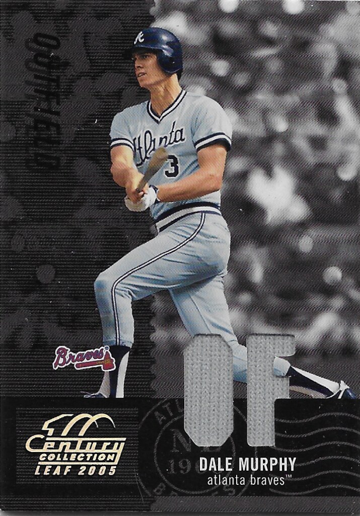 Murphy, Dale - 2005 Leaf Century Collection - [Base] - Materials Die-Cut Position #190
