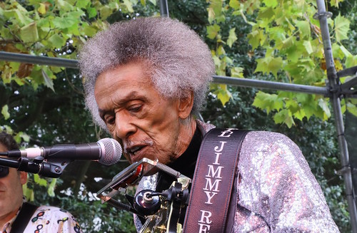 Lil Jimmy Reed at Crescent City Blues & BBQ Fest 2023. Photo by Demian Roberts.