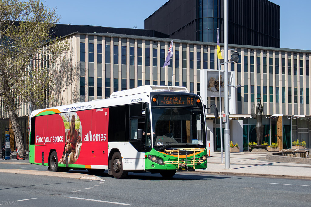 BUS 604 — City ANU R6 — ACT Legislative Assembly — 18/9/23… | Flickr