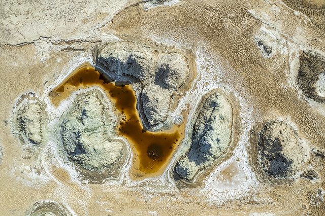 Salton Sea Mud Pots from Above