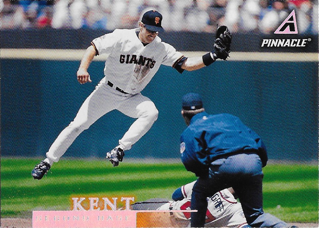 McGriff, Fred - 1998 Pinnacle #86 Full Stats (cameo with Jeff Kent)
