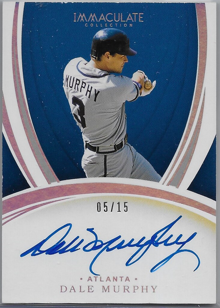 Murphy, Dale - 2020 Panini Immaculate Collection - Immaculate Signatures - Holo Silver #IS-DM