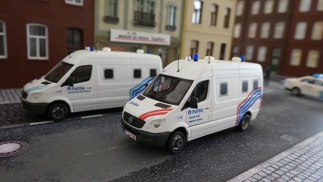 1/87 scale model. Belgian Federal Police.