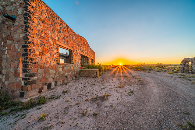 Old Frazier Schoolhouse Sunrise