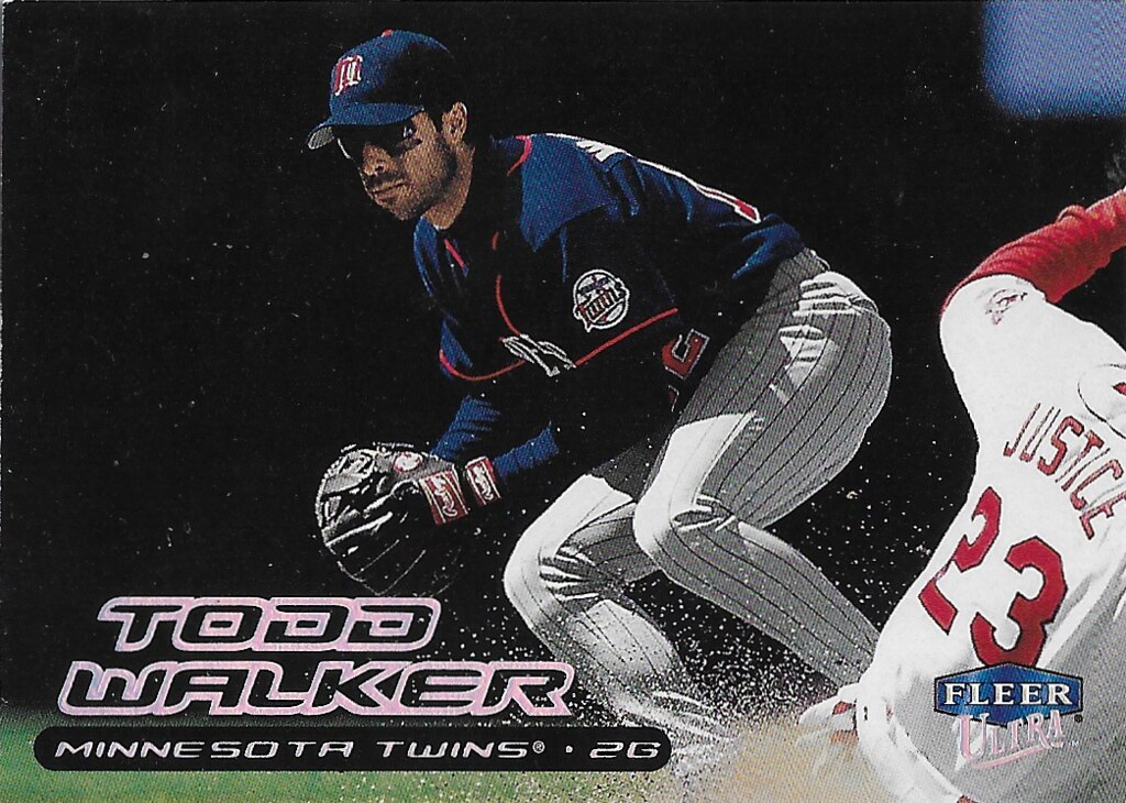 Justice, Dave - 2000 Fleer Ultra #218 (cameo with Todd Walker)