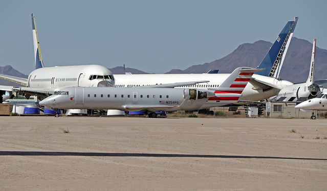 N254PS KMZJ 24-04-2023 (U.S.A.) American Eagle (PSA Airlines) Bombardier CRJ-200ER CN 7935